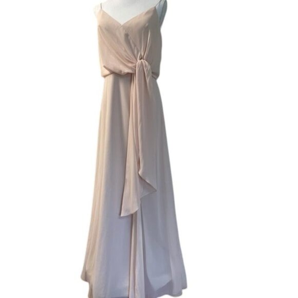 Yenny Yoo Dresses & Skirts - Jenny Yoo Womens Prom Bridal Gown Dusty Rose Built-in Bra Size 12